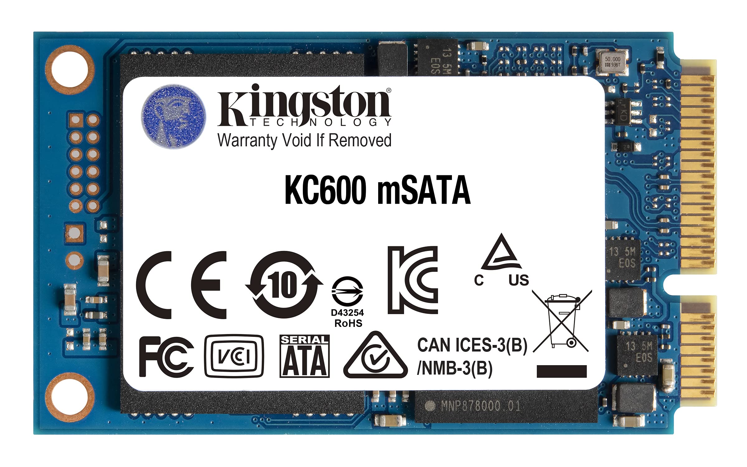 Ssd Kingston Kc600 256 Gb Sata3 Msata Skc600 Ms/256g - Venta Internacional.