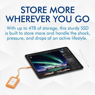 Foto 6 | Unidad De Estado Sólido Lacie Rugged Mini Ssd De 4 Tb Usb 3.2 Gen 2x2 - Venta Internacional.