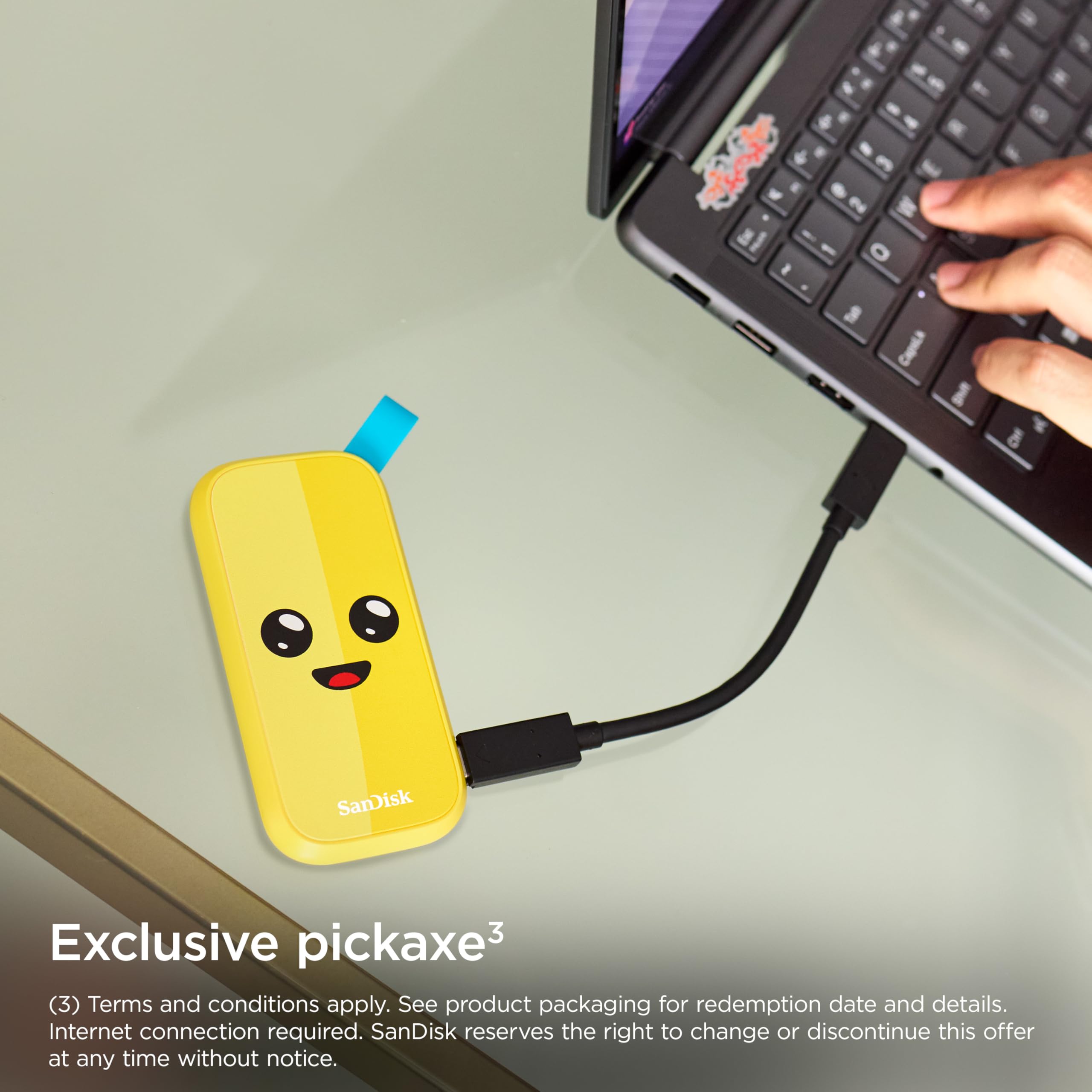 Foto 5 pulgar | Ssd Portátil Sandisk Fortnite Peely Edition De 2 Tb Usb 3.2 - Venta Internacional.