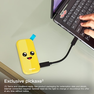 Foto 4 | Ssd Portátil Sandisk Fortnite Peely Edition De 2 Tb Usb 3.2 - Venta Internacional.