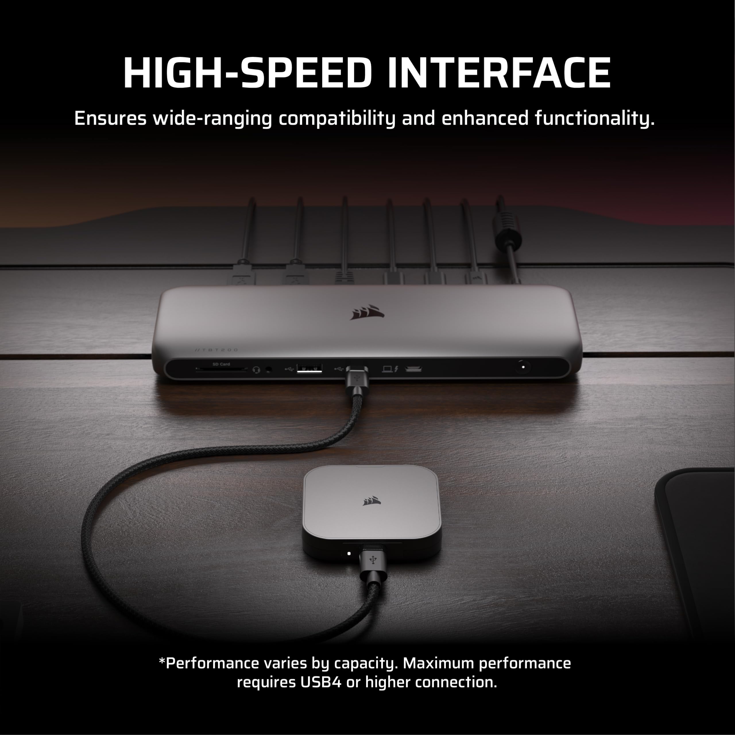 Foto 4 pulgar | Ssd Externo Portátil Corsair Ex400u 1tb Usb4 Type-c Gris - Venta Internacional.