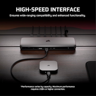 Foto 3 | Ssd Externo Portátil Corsair Ex400u 1tb Usb4 Type-c Gris - Venta Internacional.