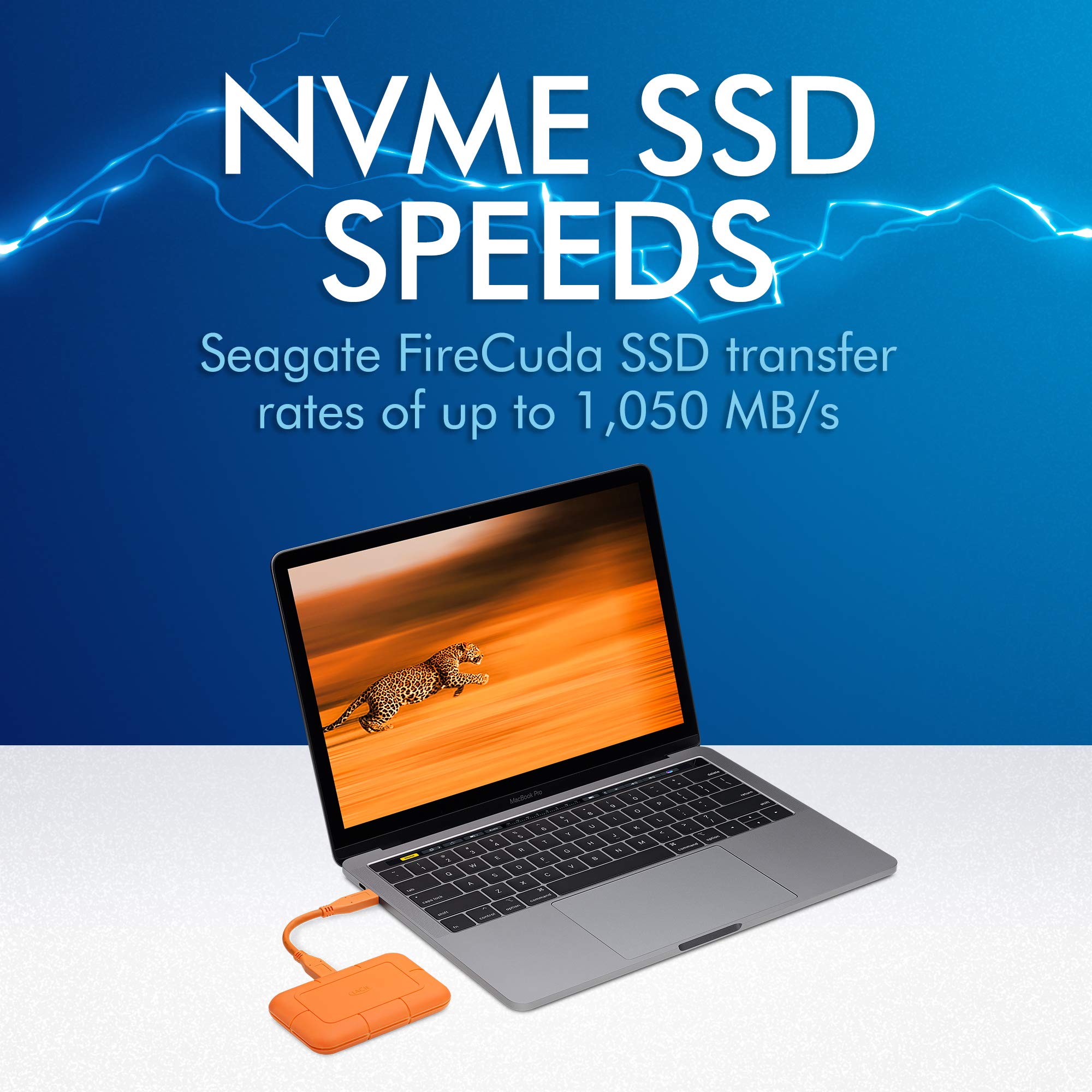 Foto 3 pulgar | Unidad De Estado Sólido Lacie Rugged Ssd De 4 Tb Usb-c 3.2 Nvme 1050 Mb/s - Venta Internacional.