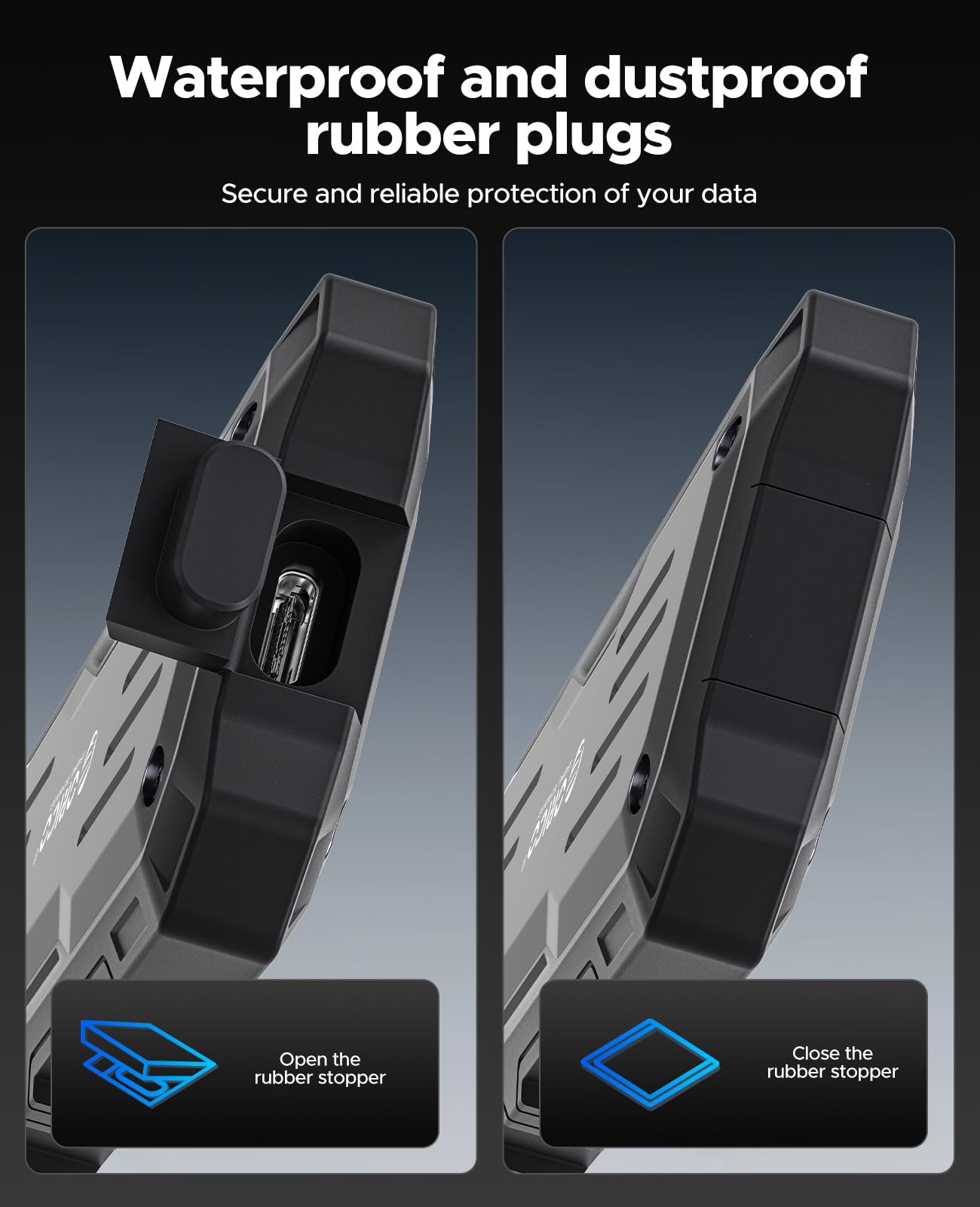 Foto 5 pulgar | Ssd Externo Orico O20 De 2 Tb Hasta 2000 Mb/s, Resistente Al Agua Y Al Polvo - Venta Internacional.
