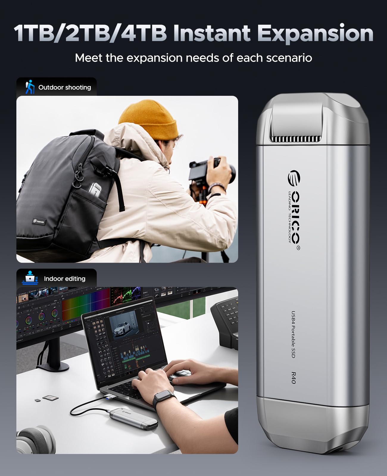 Foto 4 pulgar | Ssd Externo Orico 2 Tb Thunderbolt 4/3 Usb4.0 3700 Mb/s - Venta Internacional.