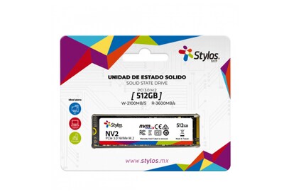 Foto 4 | Ssd Stylos Stmssdm21b Nvme, 512gb, M.2, 2500 Mb/s Escritura, 3000 Mb/s Lectura, Pci Express 3.0
