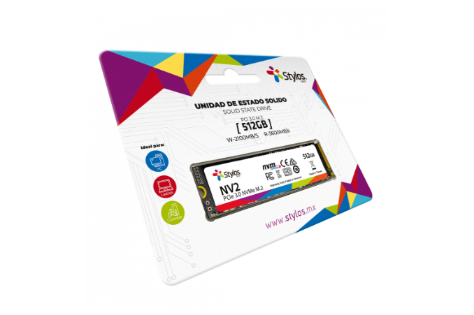 Foto 5 | Ssd Stylos Stmssdm21b Nvme, 512gb, M.2, 2500 Mb/s Escritura, 3000 Mb/s Lectura, Pci Express 3.0