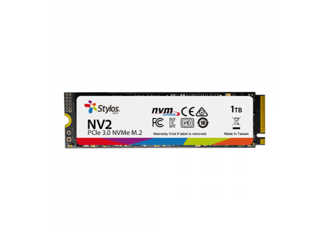 Ssd Stylos Stmssdm22b Nvme, 1tb, M.2, 2500 Mb/s Escritura, 3000 Mb/s Lectura, Pci Express 3.0