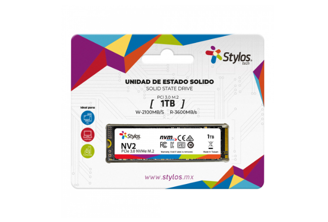 Foto 5 pulgar | Ssd Stylos Stmssdm22b Nvme, 1tb, M.2, 2500 Mb/s Escritura, 3000 Mb/s Lectura, Pci Express 3.0