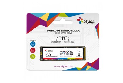 Foto 4 | Ssd Stylos Stmssdm22b Nvme, 1tb, M.2, 2500 Mb/s Escritura, 3000 Mb/s Lectura, Pci Express 3.0