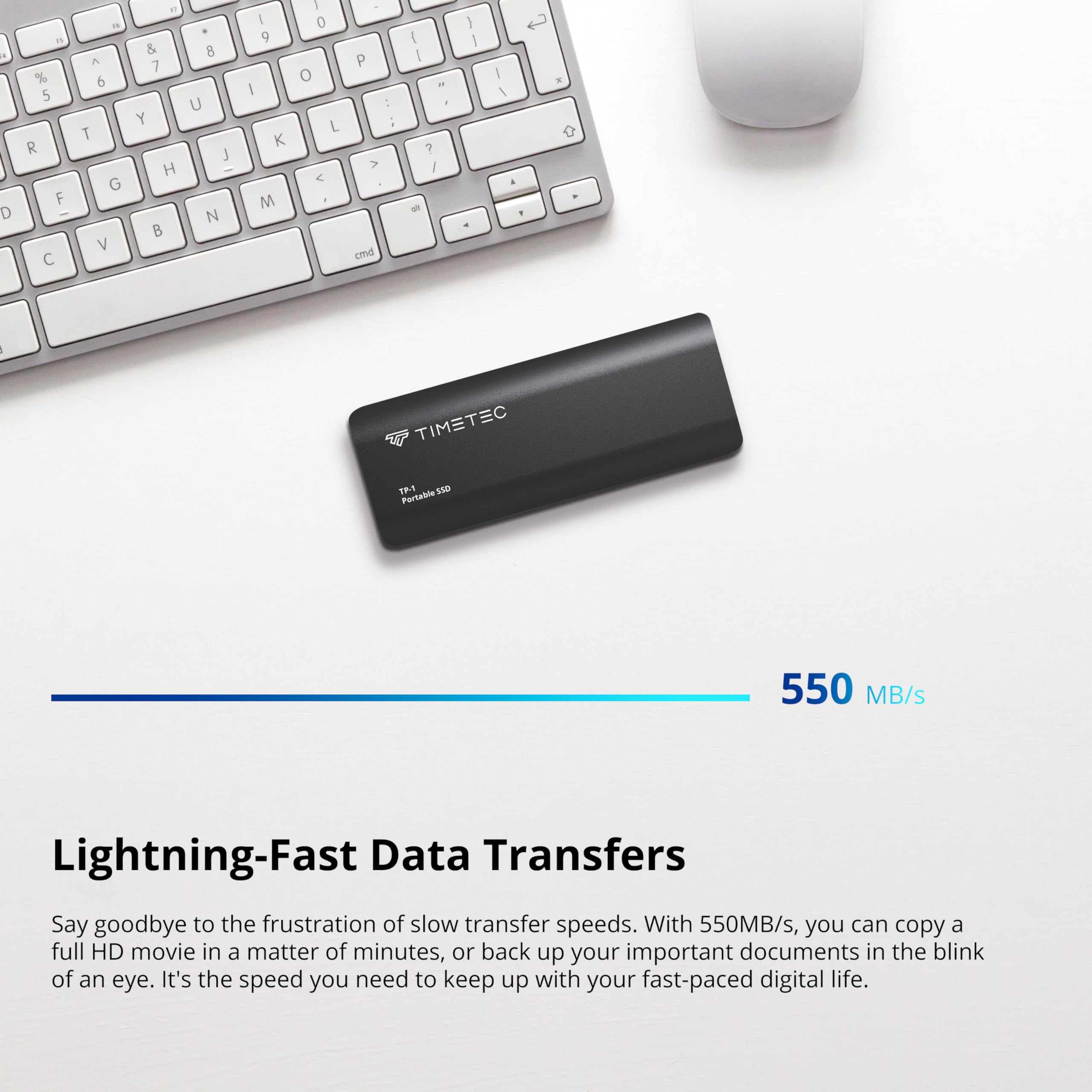 Foto 2 | Ssd Externo Portátil Timetec 512 Gb Usb 3.2 Gen2 Tipo C - Venta Internacional.