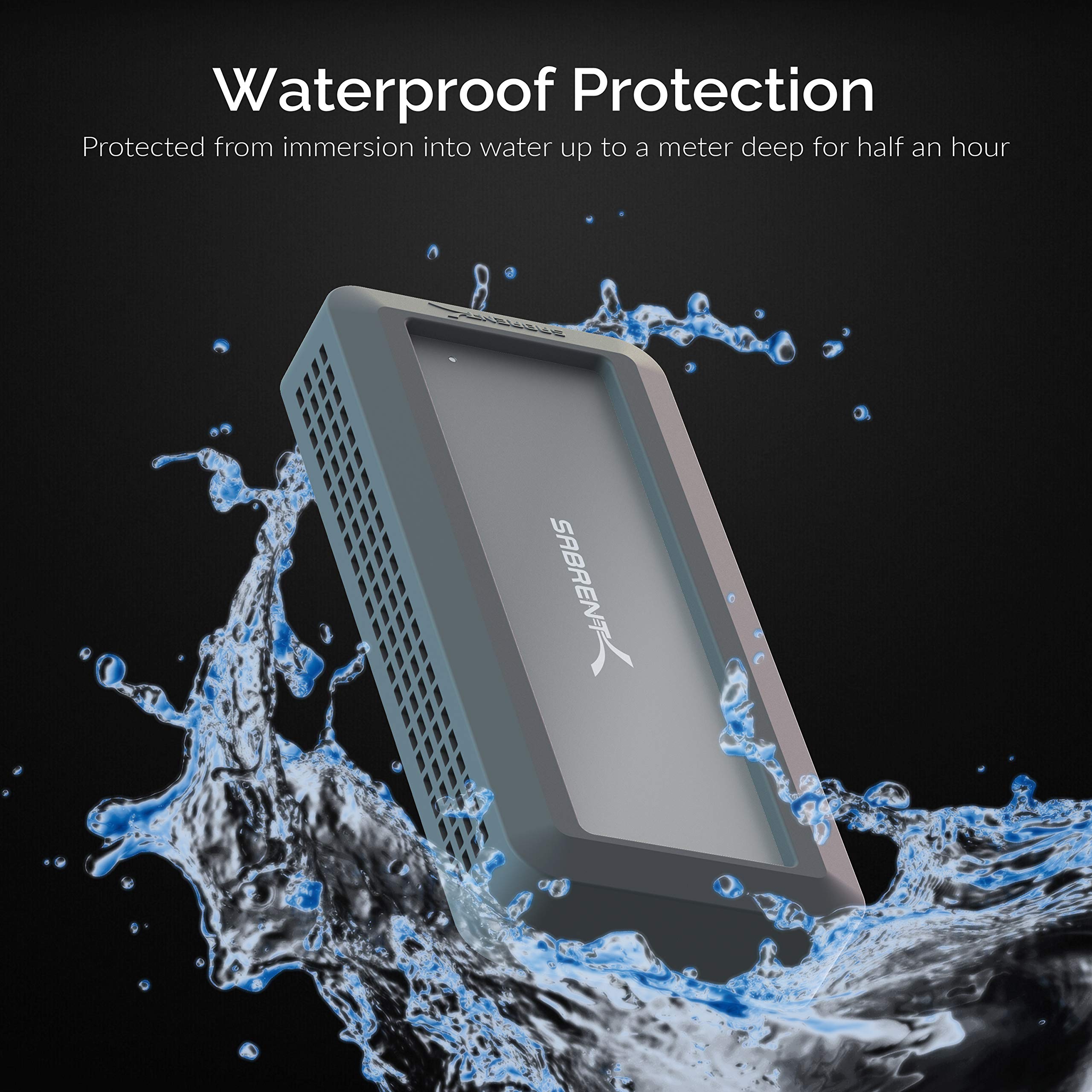 Foto 7 pulgar | Ssd Sabrent Rocket Nano Rugged 1 Tb Usb 3.2 10 Gb/s Resistente Al Agua - Venta Internacional.