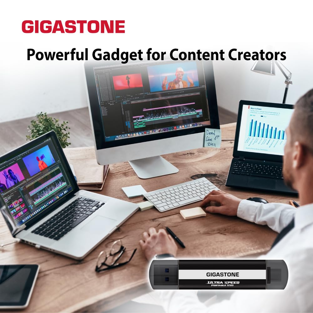 Foto 7 pulgar | Ssd Externo Gigastone 500 Gb Usb-c Y Usb-a 1050 Mb/s Ps5 - Venta Internacional.