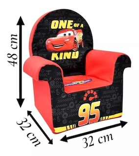Foto 6 | Sillón Cars Rojo Infantil