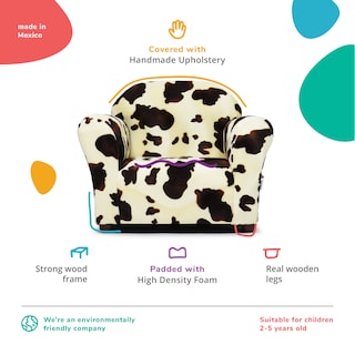 Foto 6 | Sofá Infantil con Patas de Madera Extraíbles