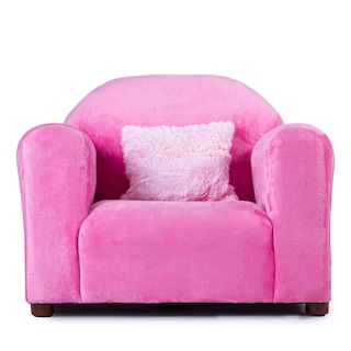 Foto 1 | Sofa Infantil Marca Keet, Cozy Chair Microsuede Pink, Incluye Gratis Almohada Stella Rosa De Peluche