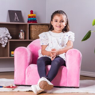 Foto 6 | Sofa Infantil Marca Keet, Cozy Chair Microsuede Pink, Incluye Gratis Almohada Stella Rosa De Peluche