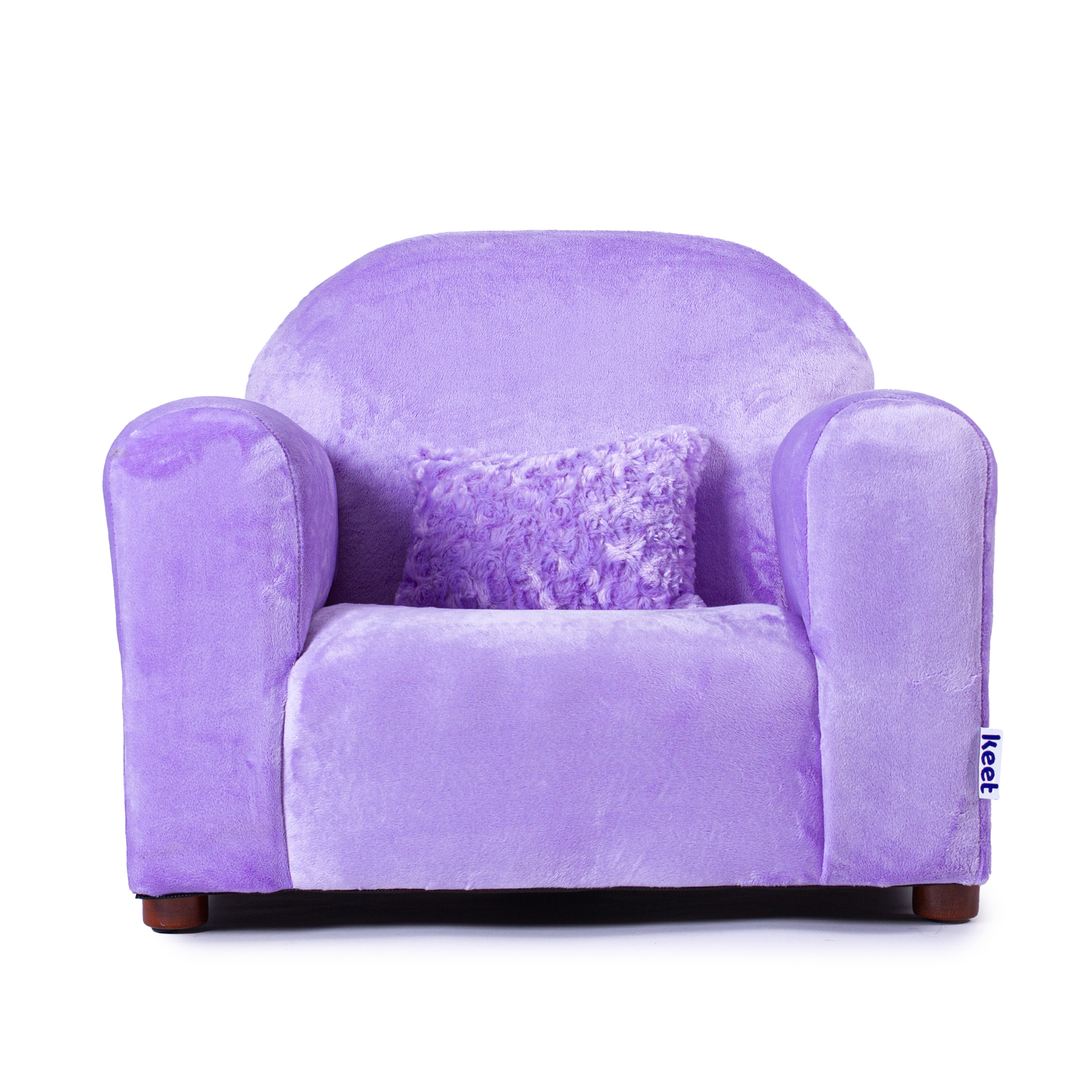 Foto 2 pulgar | Sofa Infantil Marca Keet, Cozy Chair Lavender Incluye Gratis 1 Almohada Stella Lavanda De Peluche