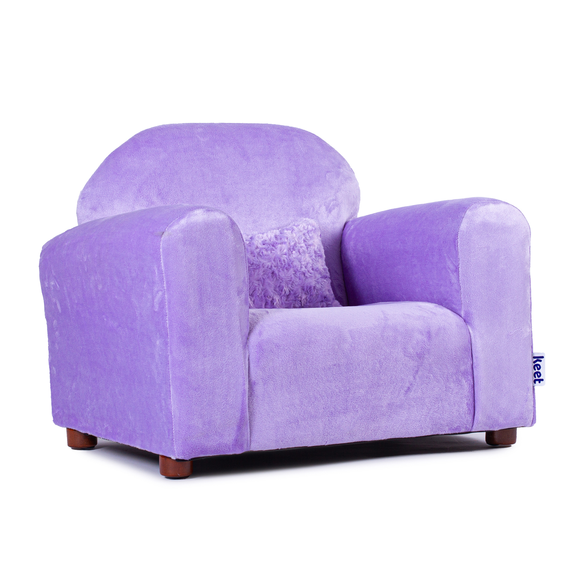 Foto 3 pulgar | Sofa Infantil Marca Keet, Cozy Chair Lavender Incluye Gratis 1 Almohada Stella Lavanda De Peluche