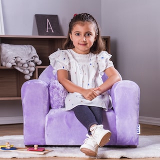 Foto 6 | Sofa Infantil Marca Keet, Cozy Chair Lavender Incluye Gratis 1 Almohada Stella Lavanda De Peluche