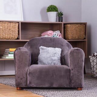 Foto 3 | Sillón Infantil Tapizado en Microsuede con Patas Desmontables y Almohada