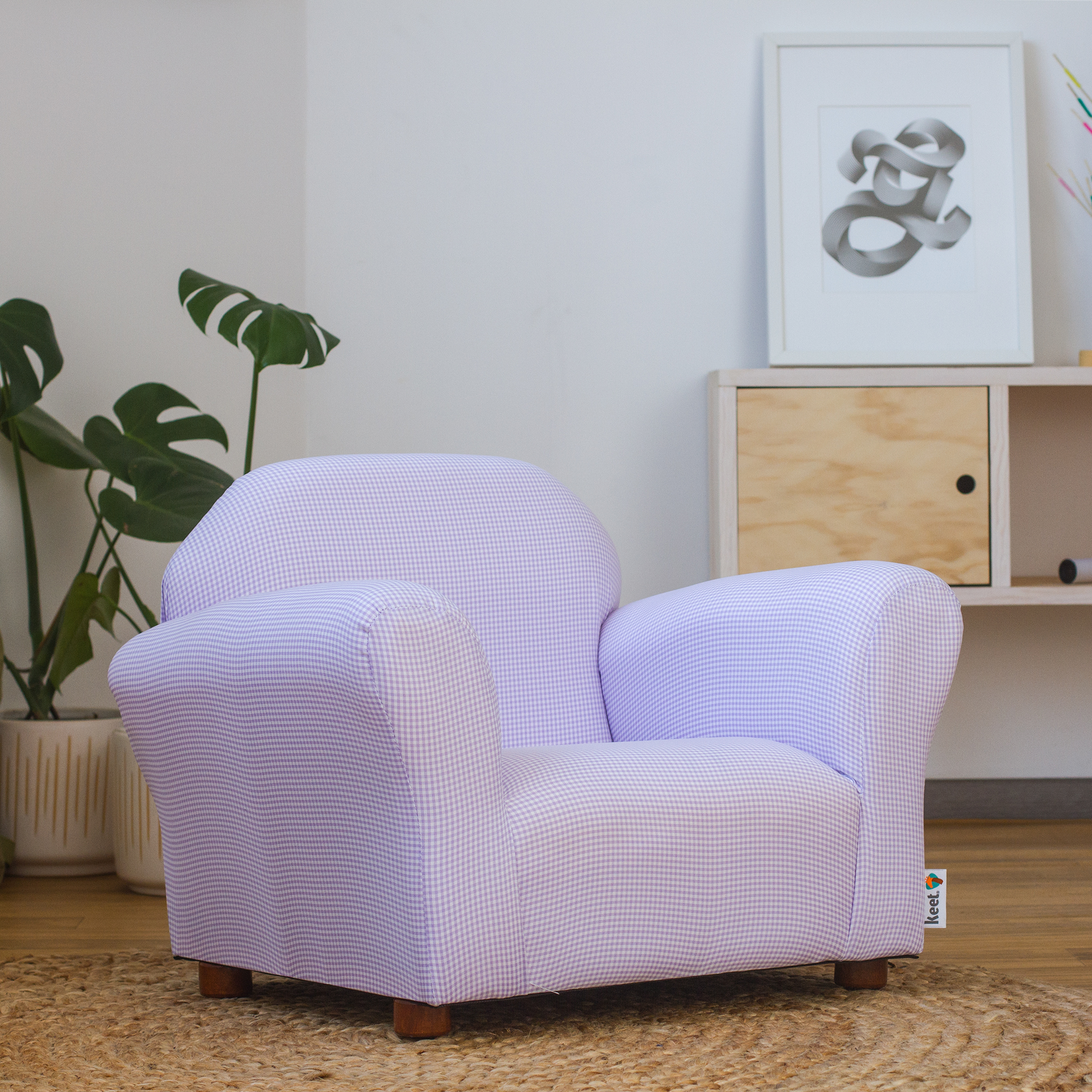 Foto 5 pulgar | Sillón Infantil con Patas de Madera Desmontables