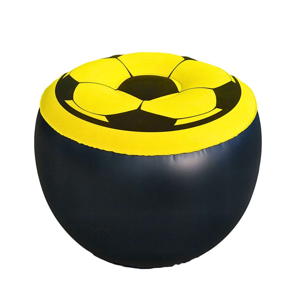 Foto 2 pulgar | Sofá Inflable De Balón 30 Cm X 45 Cm Negro / Amarillo