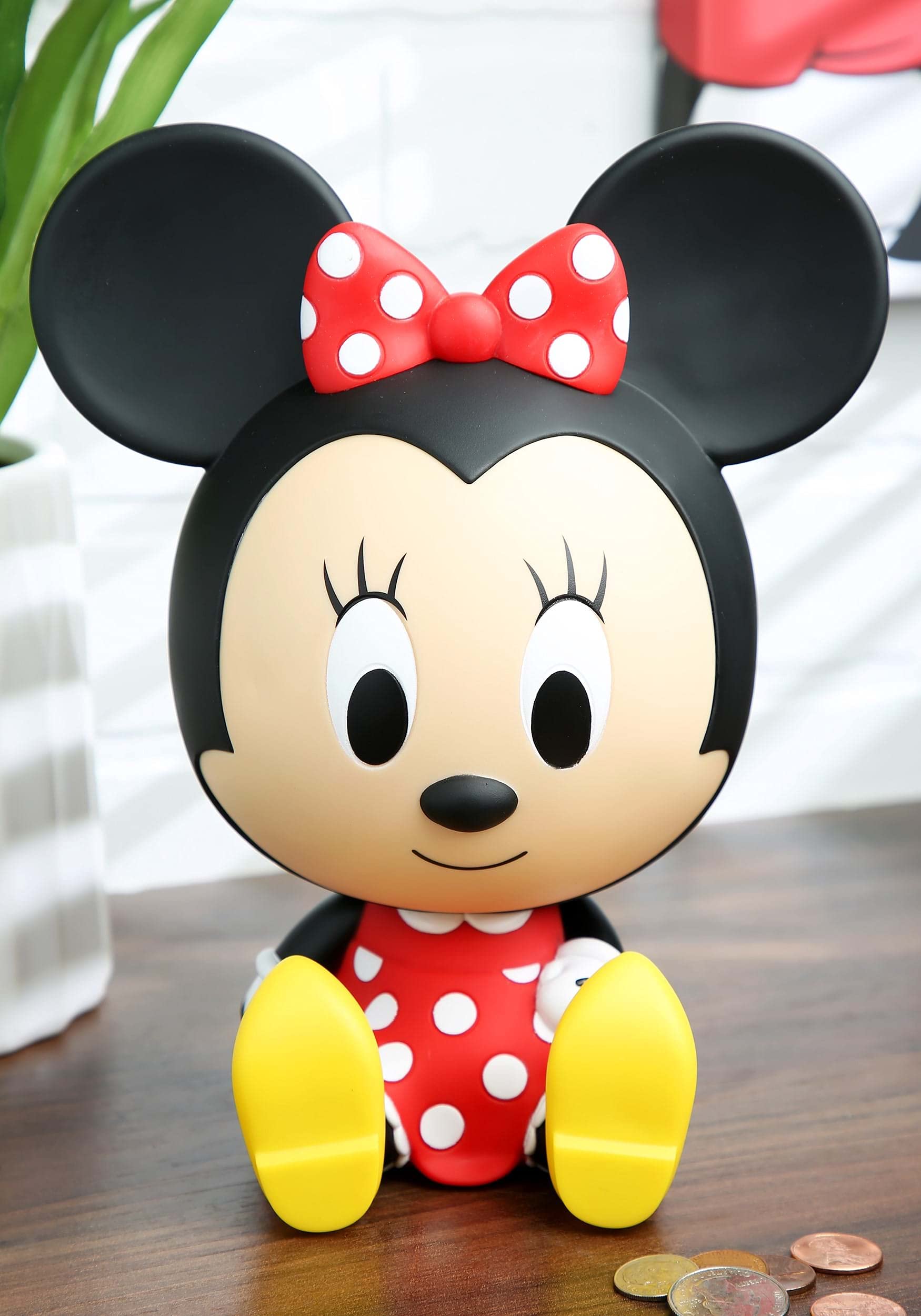 Foto 2 | Banco De Dinero De Pvc Con Minnie Mouse De Disney Sentado - Venta Internacional.