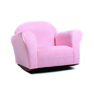 Foto 1 | Silla Mecedora Para Niños Keet Roundy Sillón Infantil Tapizado Con Patas De Madera Maciza, 60.96 X 45.72 X 45.72 C