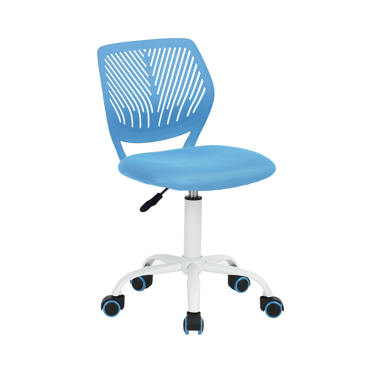 Foto 2 pulgar | Silla De Oficina Furniturer Carnation Azul 40 X 50.5 X 75-87 Cm