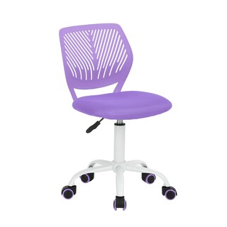 Foto 1 | Silla De Oficina Furniturer Carnation Morado 40 X 50.5 X 75-87 Cm