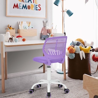 Foto 2 | Silla De Oficina Furniturer Carnation Morado 40 X 50.5 X 75-87 Cm