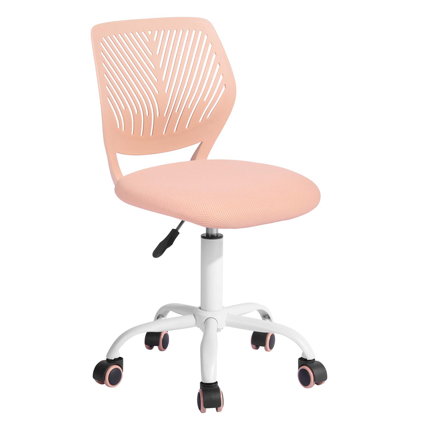 Foto 2 pulgar | Silla De Oficina Furniturer Carnation Rosa 40 X 45.5 X 75-87 Cm