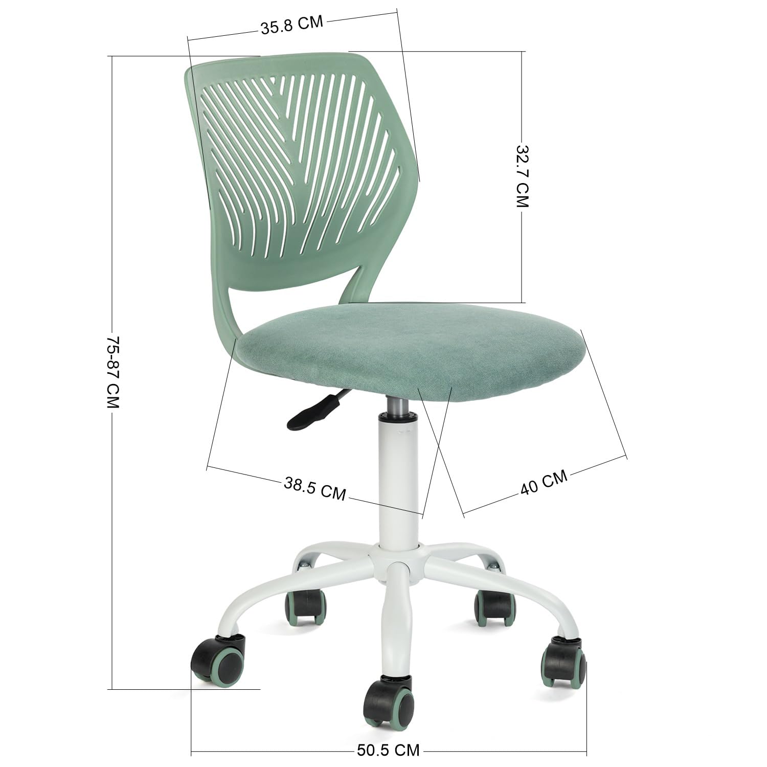 Foto 3 | Silla de Oficina Furniturer Carnation Multicolor