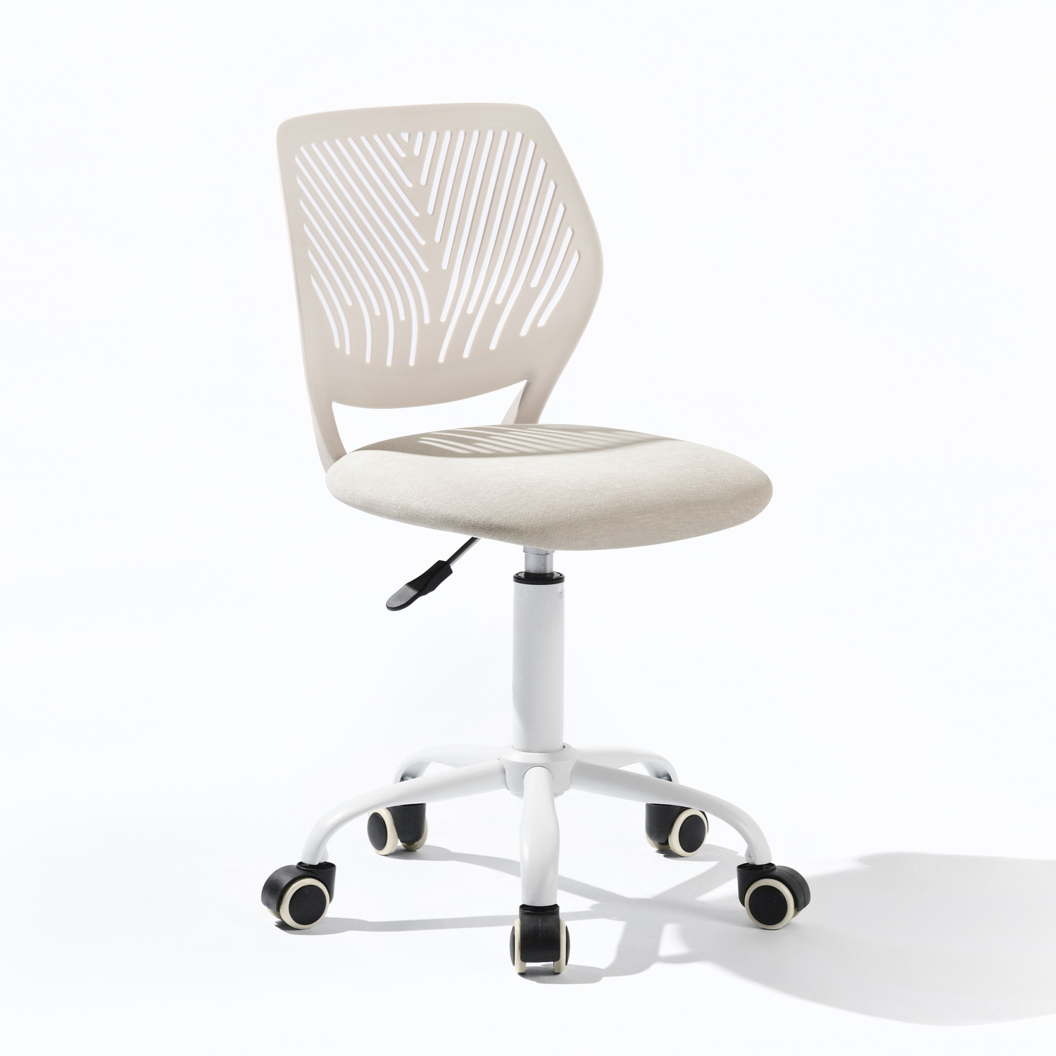 Foto 1 | Silla de Oficina Furniturer Carnation Beige