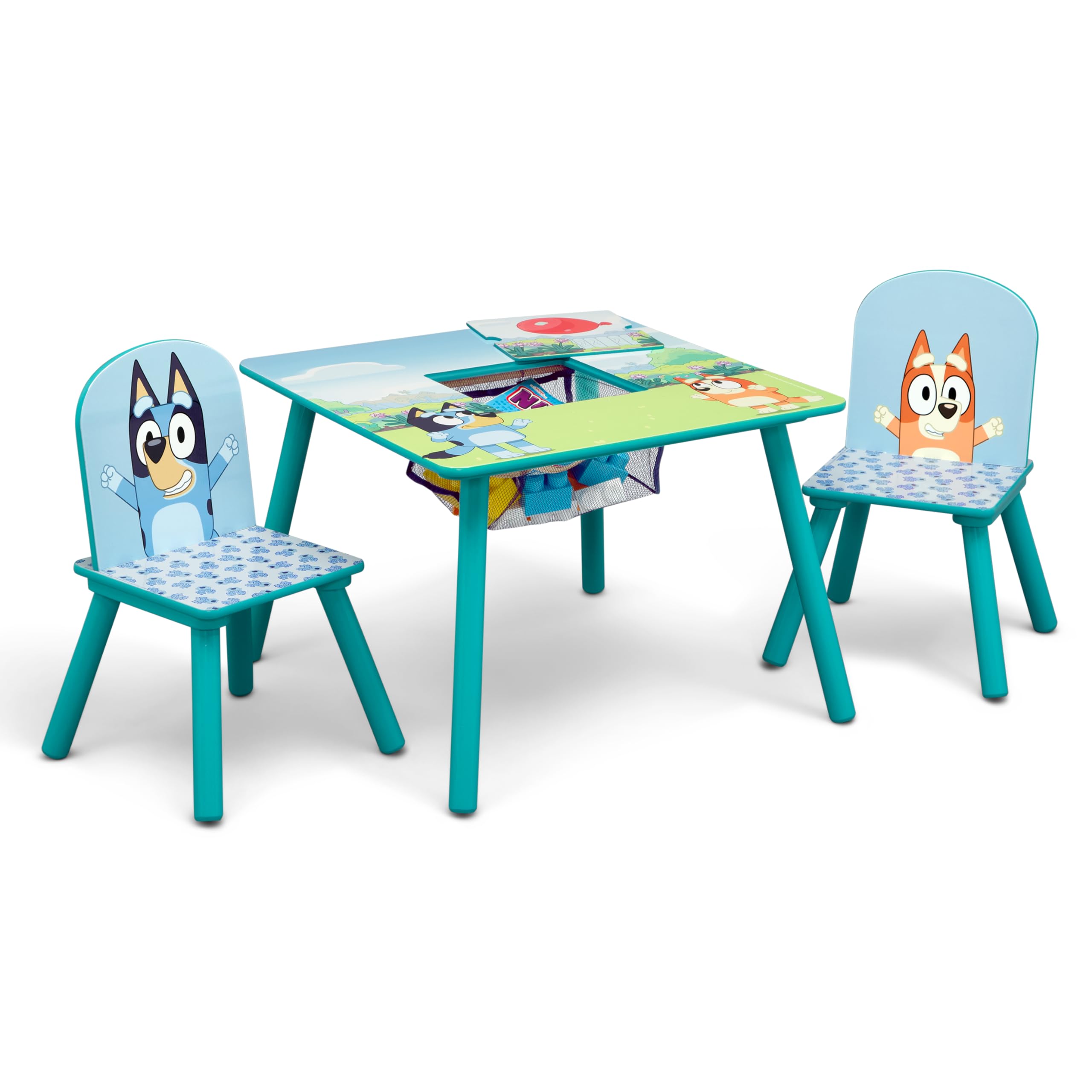 Foto 4 pulgar | Juego De Mesa Y Silla Delta Children Bluey Con Almacenamiento 3+ - Venta Internacional.