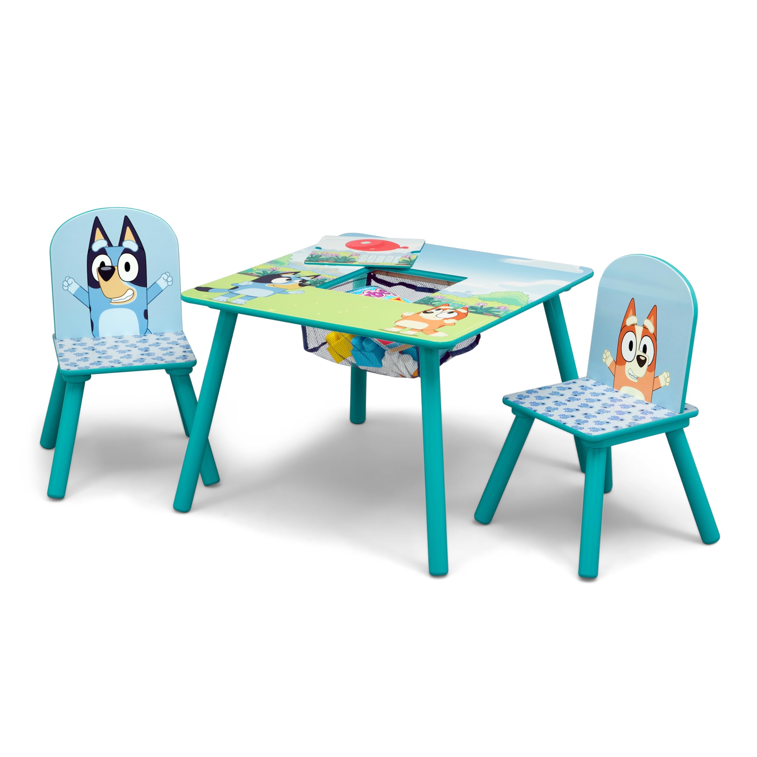 Foto 5 pulgar | Juego De Mesa Y Silla Delta Children Bluey Con Almacenamiento 3+ - Venta Internacional.