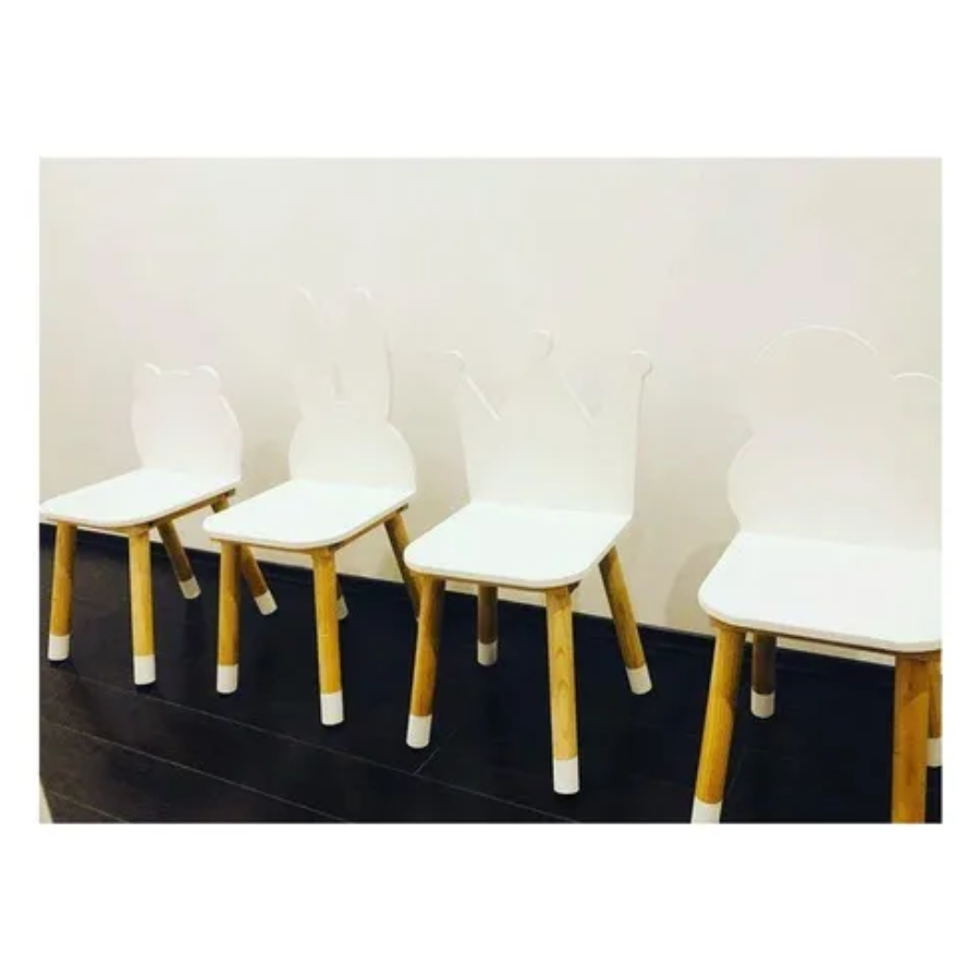 Foto 3 pulgar | Mesita Infantil PKES Muebles con 4 Sillitas Diferentes Formas