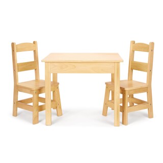 Foto 1 | Set De Muebles De Mesa Y 2 Sillas Para Sala De Juegos Melissa & Doug - Venta Internacional.