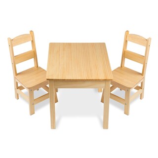 Foto 4 | Set De Muebles De Mesa Y 2 Sillas Para Sala De Juegos Melissa & Doug - Venta Internacional.