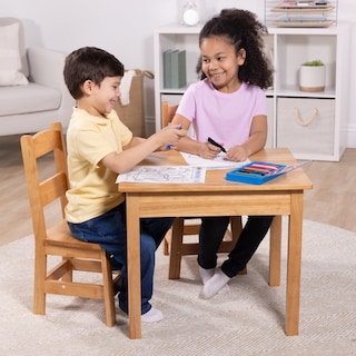 Foto 6 | Set De Muebles De Mesa Y 2 Sillas Para Sala De Juegos Melissa & Doug - Venta Internacional.