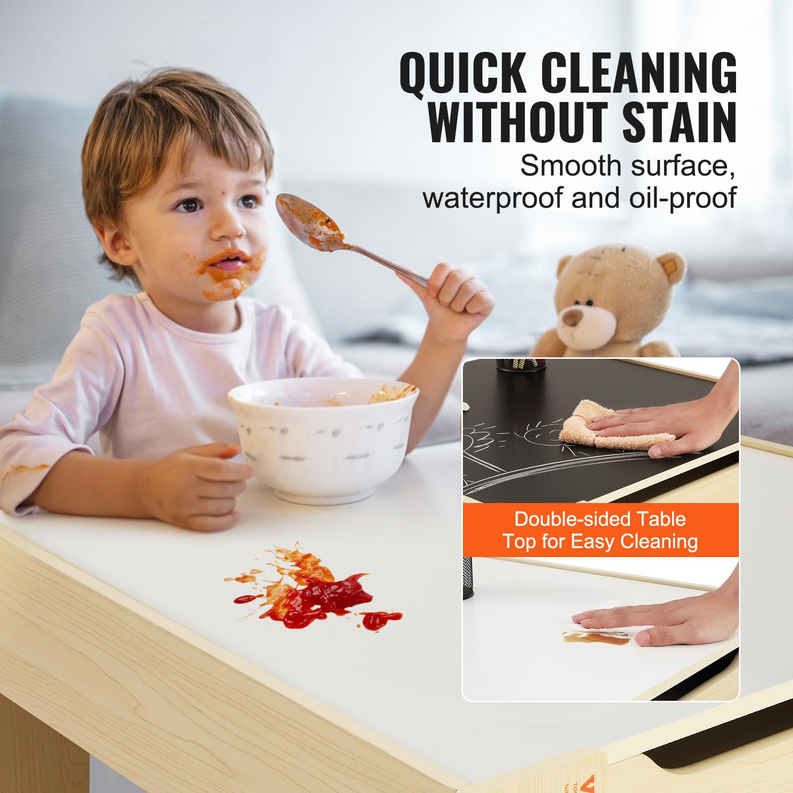 Foto 5 pulgar | Juego De Mesa Y Sillas Vevor Kids, Mesa De Juegos Para Niños Pequeños - Venta Internacional.