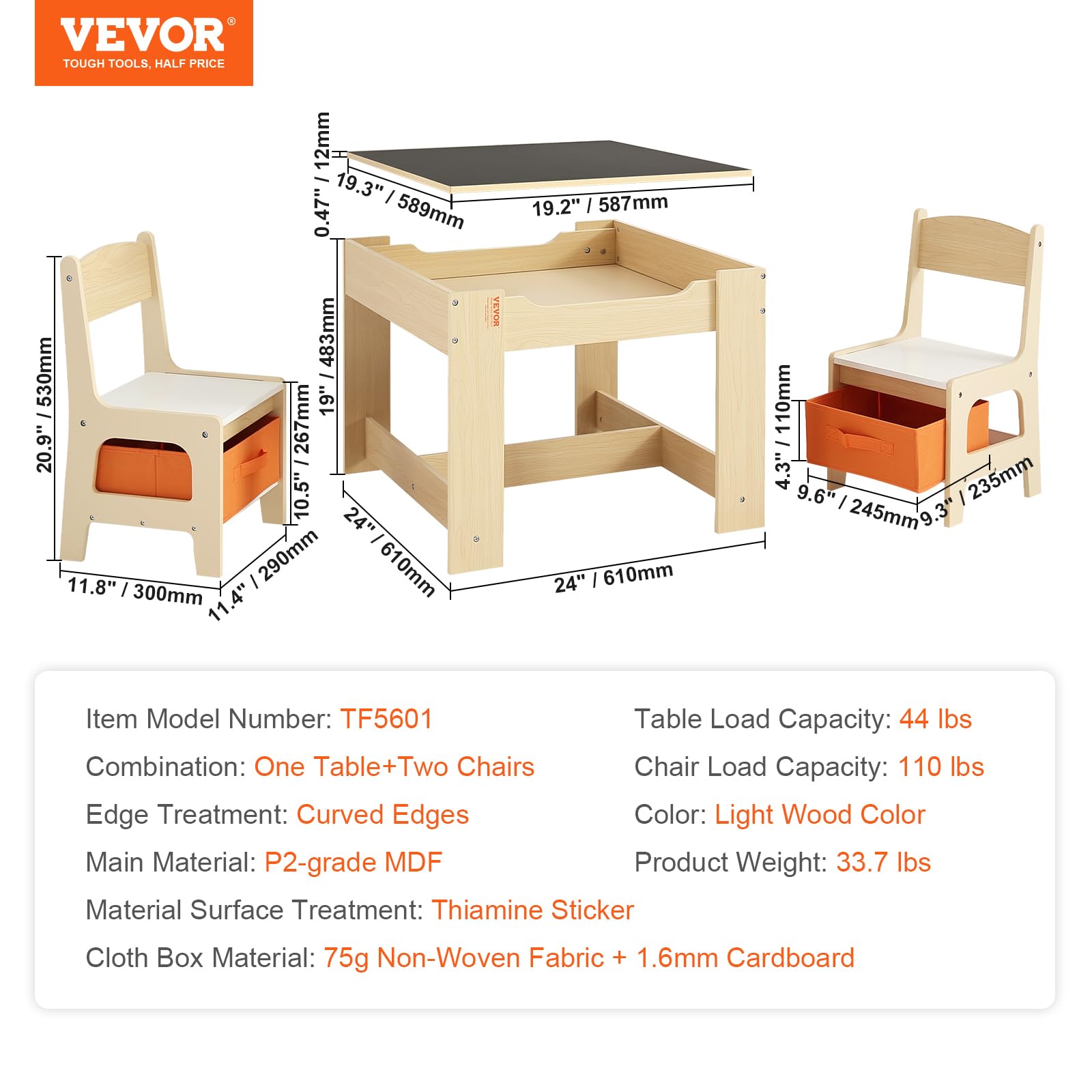 Foto 8 pulgar | Juego De Mesa Y Sillas Vevor Kids, Mesa De Juegos Para Niños Pequeños - Venta Internacional.