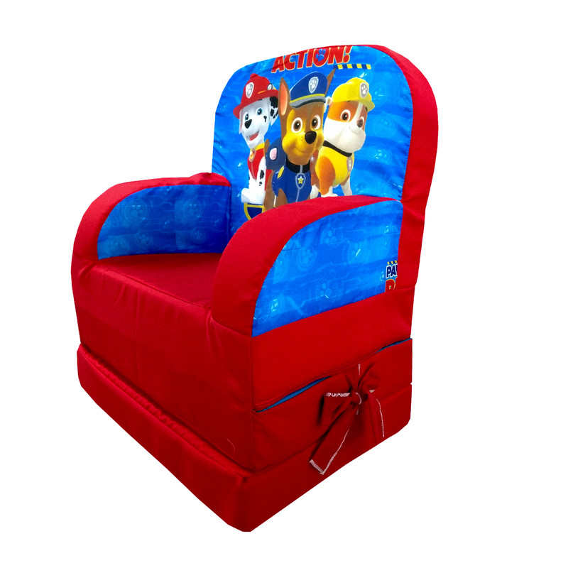 Foto 3 pulgar | Sillón Infantil Plegable Paw Patrol Genérica color Azul