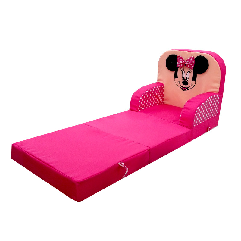 Foto 4 pulgar | Sillón Infantil Plegable Diseño Minnie color Rosa Genérica