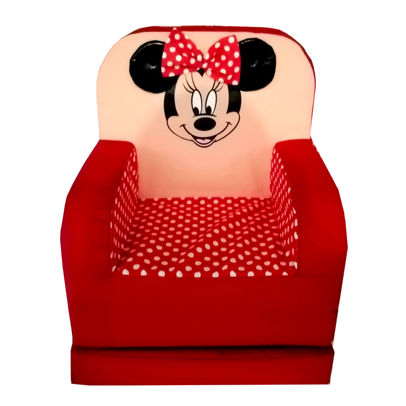 Foto 2 pulgar | Sillón Infantil Genérica Plegable Diseño Minnie color Rojo