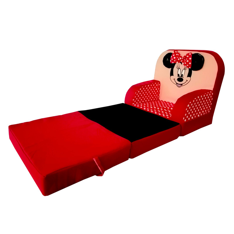 Foto 4 pulgar | Sillón Infantil Genérica Plegable Diseño Minnie color Rojo