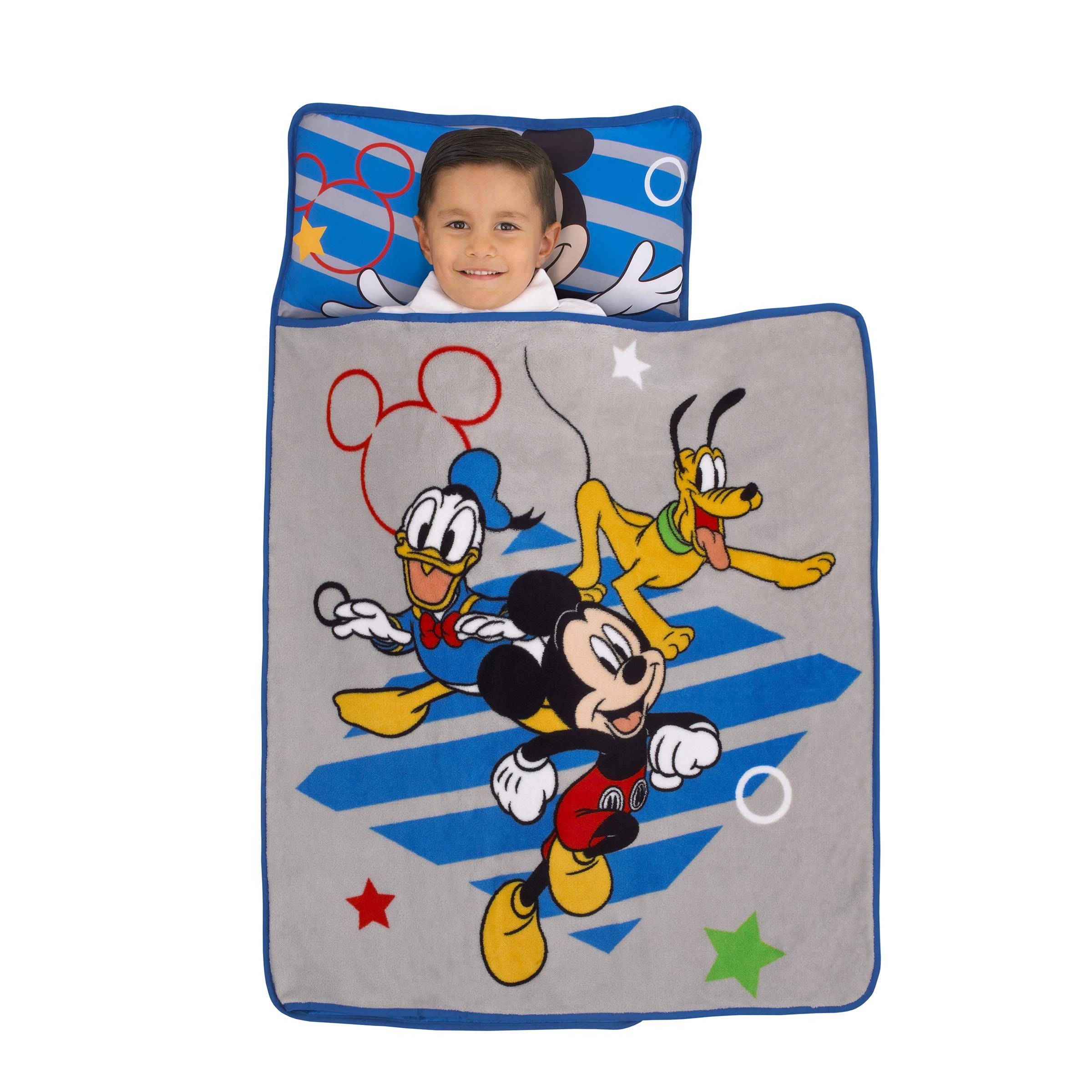 Foto 1 | Alfombrilla Para Siesta Con Diseño De Mickey Mouse De Disney, Para Niños, Tamaño Escolar - Venta Internacional.