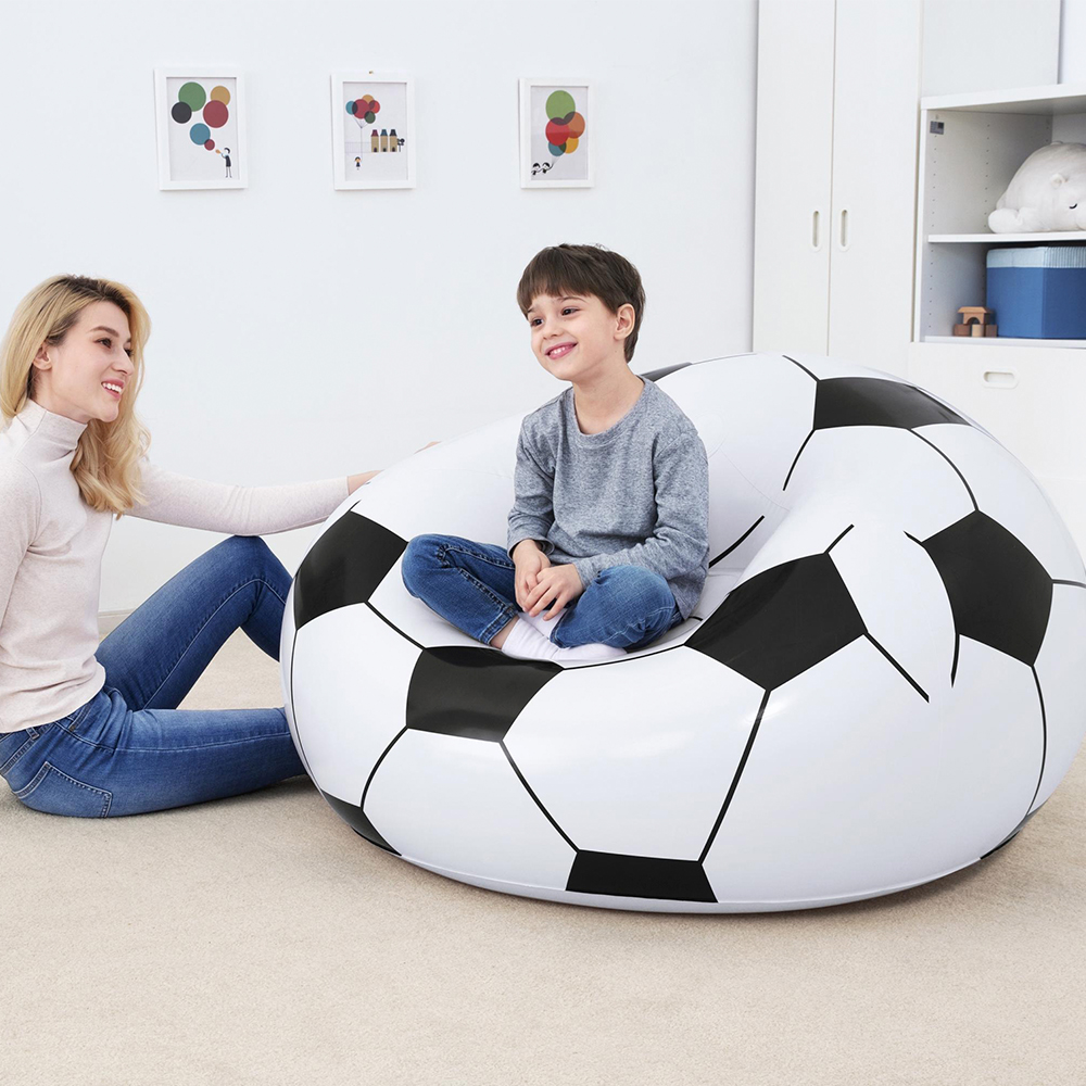 Foto 5 pulgar | Sillón Inflable Puff Bestway Diseño Balón De Futbol