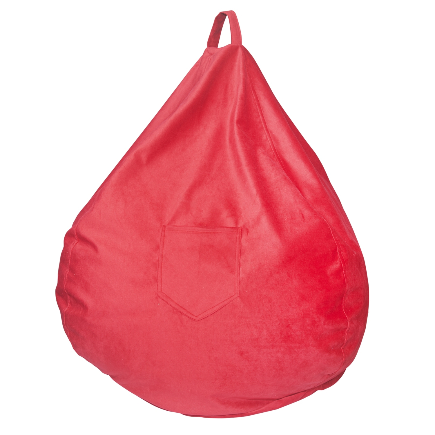 Puff de Peluche Rojo 100x80x80 cm - Venta Internacional